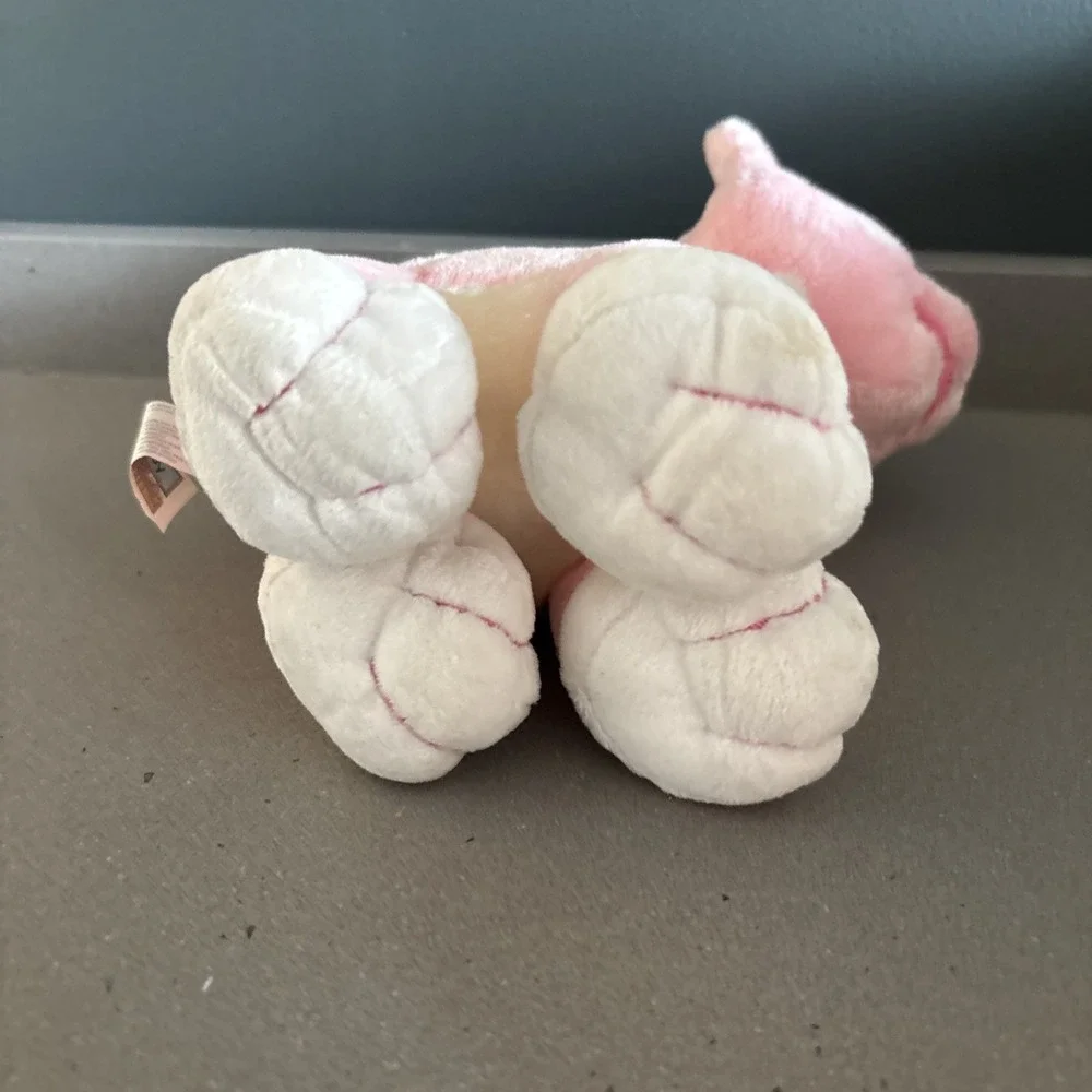 Animal Alley Pink Cat w/ Bow Plush Toy Toys 